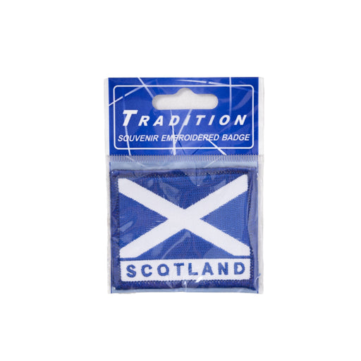 Emb Badge Scotland Saltire Square - Heritage Of Scotland - NA