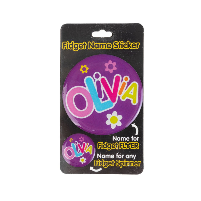 Fidget Flyer Name Stickers Olivia - Heritage Of Scotland - OLIVIA