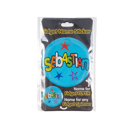 Fidget Flyer Name Stickers Sebastian - Heritage Of Scotland - SEBASTIAN