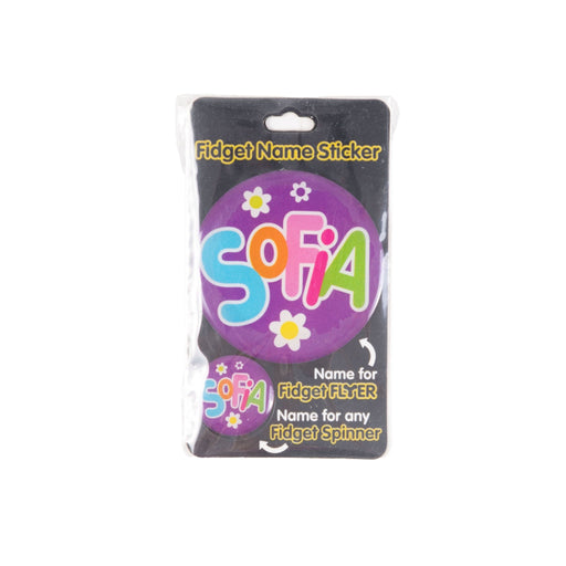 Fidget Flyer Name Stickers Sofia - Heritage Of Scotland - SOFIA