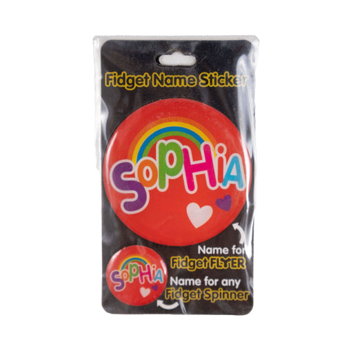 Fidget Flyer Name Stickers Sophia - Heritage Of Scotland - SOPHIA
