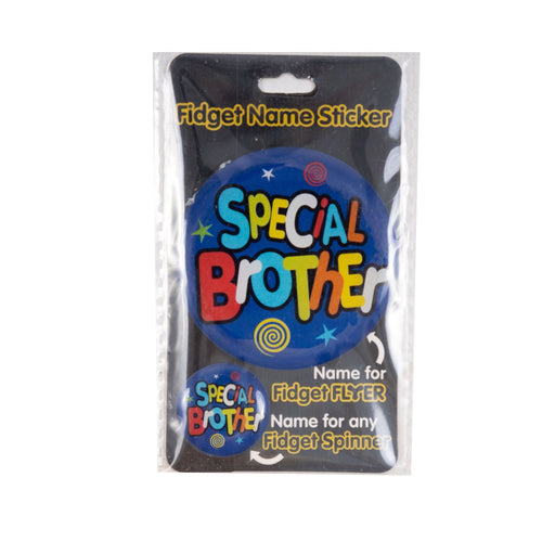 Fidget Flyer Name Stickers Special Brother - Heritage Of Scotland - SPECIAL BROTHER