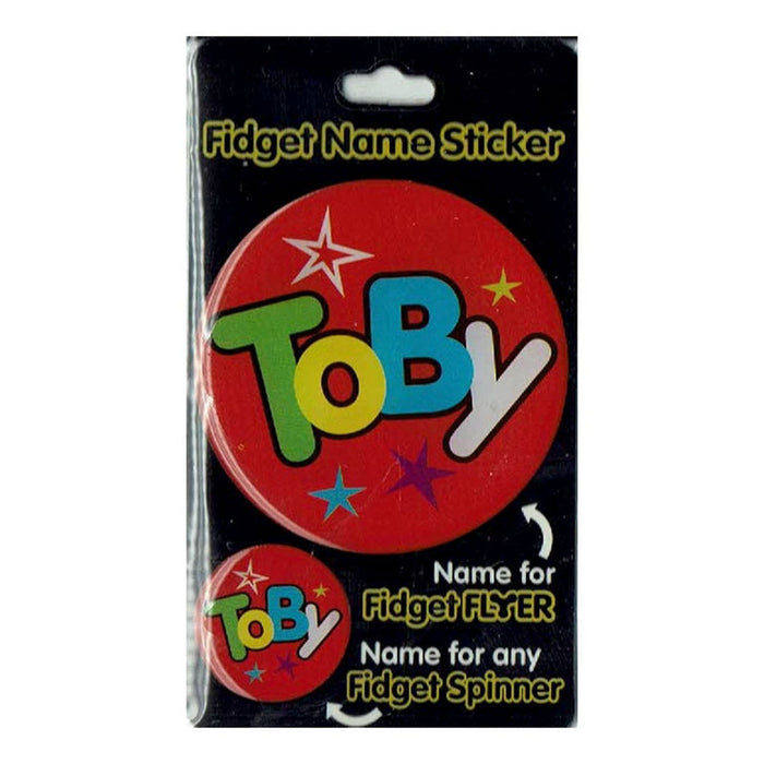 Fidget Flyer Name Stickers Toby - Heritage Of Scotland - TOBY