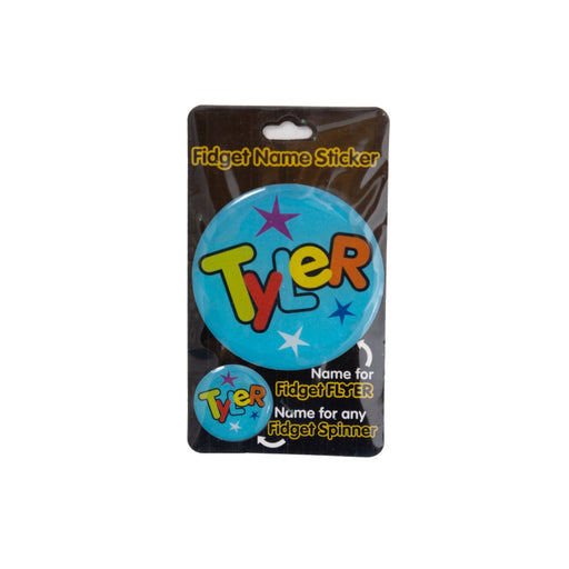 Fidget Flyer Name Stickers Tyler - Heritage Of Scotland - TYLER