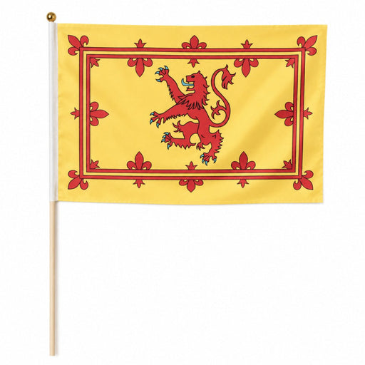 Flag Scotland 12 x 18 inch Hand flag - Lion Rampant - Heritage Of Scotland - 