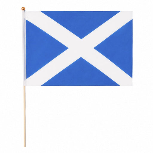Flag Scotland 12 x 18 inch Hand flag - Saltire Flag - Heritage Of Scotland - 