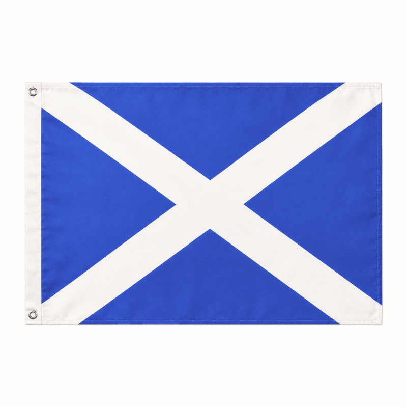 Flag Scotland 3x2 inch with Eyelets - Saltire - Heritage Of Scotland - 
