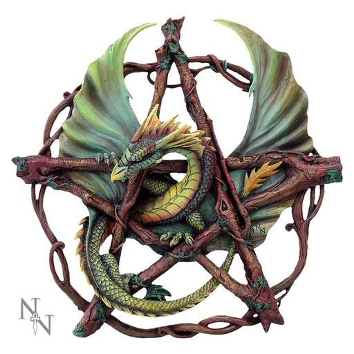 Forest Pentagram Dragon 32.5Cm - Heritage Of Scotland - NA