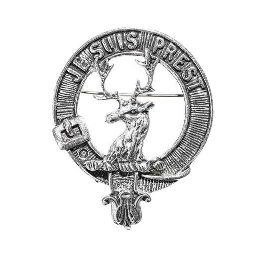 Fraser of Lovat Clan Badge, Kilt Pin, Lapel Pin, Cufflinks, Keyring/Key Fob & Gift Set — Fine Pewter by Art Pewter — Made in Scotland (Shiny Finish) - Heritage Of Scotland - Badge