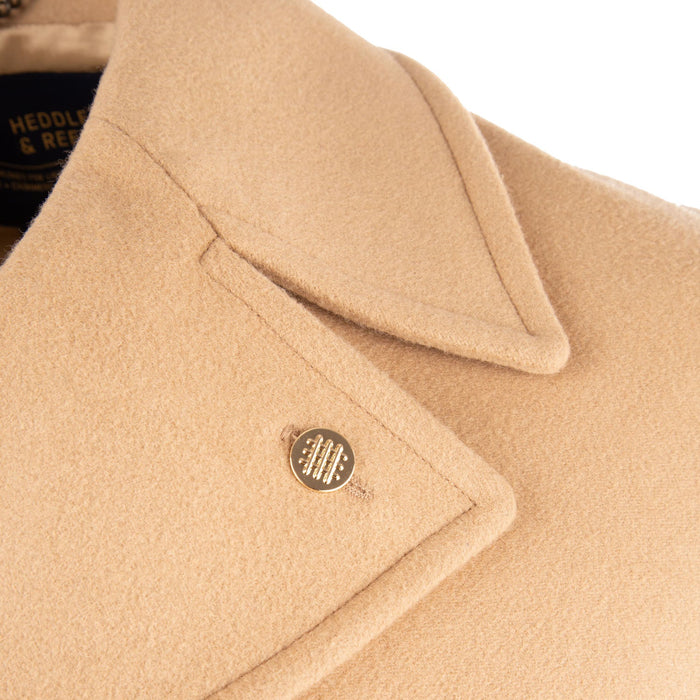 Gents Double Breast Coat Camel - Heritage Of Scotland - CAMEL