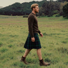 Gents Full Deluxe Kilt Black Watch - Heritage Of Scotland - Black Watch