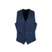 Gents Lewis Pure Wool Waistcoat Navy Prince Of Wales - Heritage Of Scotland - NAVY PRINCE OF WALES