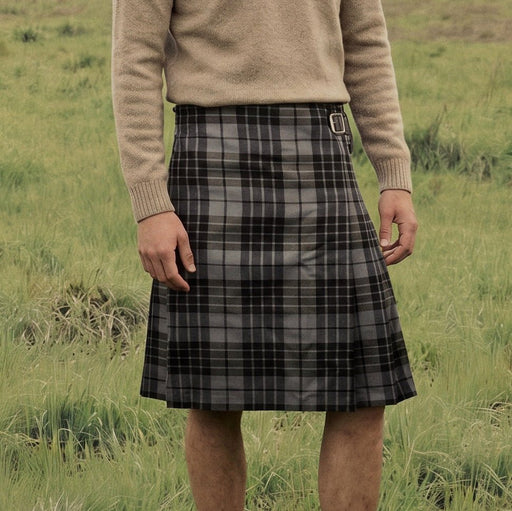 Gents Lightweight Party Kilt Granite Grey - Heritage Of Scotland - Granite Grey