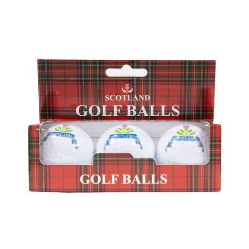 Golf Ball 3Pk Scotland Thistle - Heritage Of Scotland - NA