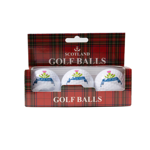 Golf Ball 3Pk Scotland Thistle - Heritage Of Scotland - NA