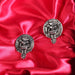 Graham Clan Badge, Kilt Pin, Lapel Pin, Cufflinks, Keyring/Key Fob & Gift Set — Fine Pewter by Art Pewter — Made in Scotland (Shiny Finish) - Heritage Of Scotland - Cufflinks
