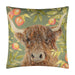 Grove Highland Cow Cushion - Heritage Of Scotland - NATURAL