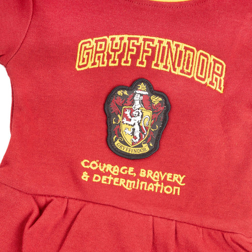 Gryffindor Baby Grow With Skirt - Heritage Of Scotland - BURGUNDY