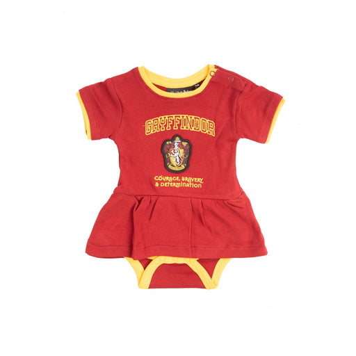 Gryffindor Baby Grow With Skirt - Heritage Of Scotland - BURGUNDY