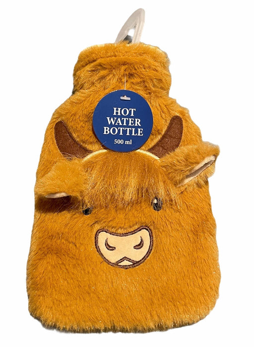 Hairy Cow Hot Water Bottle 500Ml - Heritage Of Scotland - NA