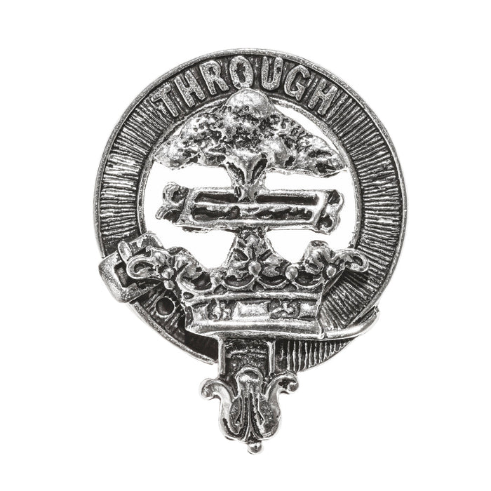 Hamilton Clan Badge, Kilt Pin, Lapel Pin, Cufflinks, Keyring/Key Fob & Gift Set — Fine Pewter by Art Pewter — Made in Scotland (Shiny Finish) - Heritage Of Scotland - Badge