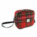Harris Tweed Almond Mini Bag - Compact Scottish Crossbody Bag - Heritage Of Scotland - Royal Stewart (COL024)