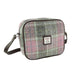 Harris Tweed Almond Mini Bag - Compact Scottish Crossbody Bag - Heritage Of Scotland - Soft Pink Buchanan (COL134)