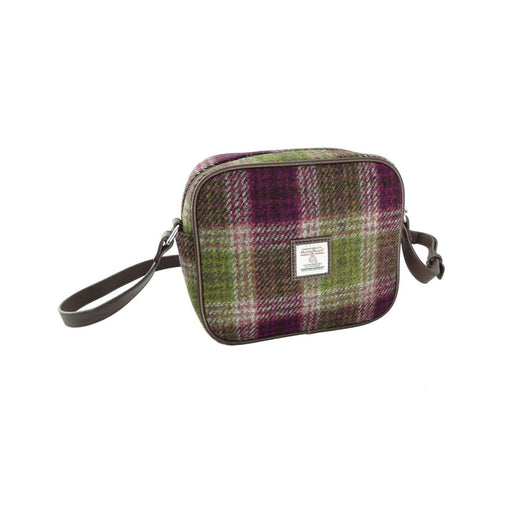 Harris Tweed Almond Mini Bag Heather Check - Heritage Of Scotland - Heather Check