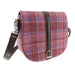 Harris Tweed Beauly Shoulder Bag - Classic Tartan Everyday Bag - Heritage Of Scotland - Pink Check (COL103)