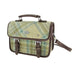 Harris Tweed Bervie Mini Satchel - Compact Tartan Satchel Bag - Heritage Of Scotland - Beige Stewart (COL132)