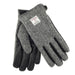 Harris Tweed & Black Leather Men’s Gloves – Luxury Boxed Gift by Glen Appin - Heritage Of Scotland - COL004 / LGE