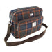 Harris Tweed Bowmont Messenger Bag - Large Laptop Bag - Made in the UK - Heritage Of Scotland - Rust Overcheck (COL127)