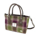 Harris Tweed Brora Small Tote - Compact Wool Tote Bag - Heritage Of Scotland - Heather Check (COL125)