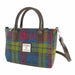 Harris Tweed Brora Small Tote - Compact Wool Tote Bag - Heritage Of Scotland - Multi Colour Tartan (COL046)
