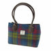 Harris Tweed Cassley Classic Handbag - Elegant Tartan Shoulder Bag - Heritage Of Scotland - Multi Colour Tartan (COL046)