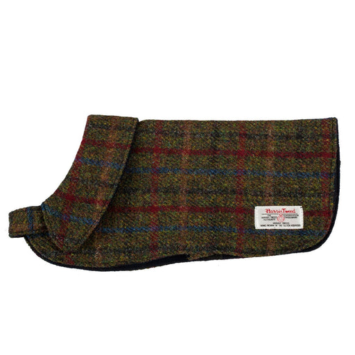 Harris Tweed Dog Coat Green Check - Heritage Of Scotland - GREEN CHECK