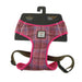 Harris Tweed Dog Harness Pink Check - Heritage Of Scotland - PINK CHECK