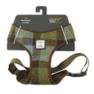 Harris Tweed Dog Harness – Stylish & Durable Designer Dog Harness in MacLeod Tartan (COL015) - Heritage Of Scotland - Large