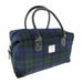 Harris Tweed Esk Overnight Bag - Large Travel Bag Made in UK - Heritage Of Scotland - Black Watch (COL060)