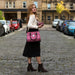Harris Tweed Findhorn Curved Bottom Handbag - Midi Tote with Adjustable Strap - Heritage Of Scotland - MacLeod Tartan (COL015)