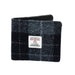 Harris Tweed Gents Wallet - Mull Grey/Black Tartan - Heritage Of Scotland - GREY/BLACK TARTAN