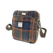 Harris Tweed Holdall Grey / Rust Overcheck - Heritage Of Scotland - Grey / Rust Overcheck