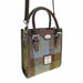 Harris Tweed Keltie Tall Mini Tote Bag - Wool Crossbody Tote - Heritage Of Scotland - MacLeod Tartan (COL015)