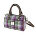 Harris Tweed Kilbride Mini Bowling Bag - Small Shoulder and Handbag - Heritage Of Scotland - Beige Stewart (COL132)
