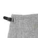 Harris Tweed Ladies Bronwyn Wool Skirt Htc24 - 01 Lt Grey Herringbone - Heritage Of Scotland - HTC24 - 01 LT GREY HERRINGBONE