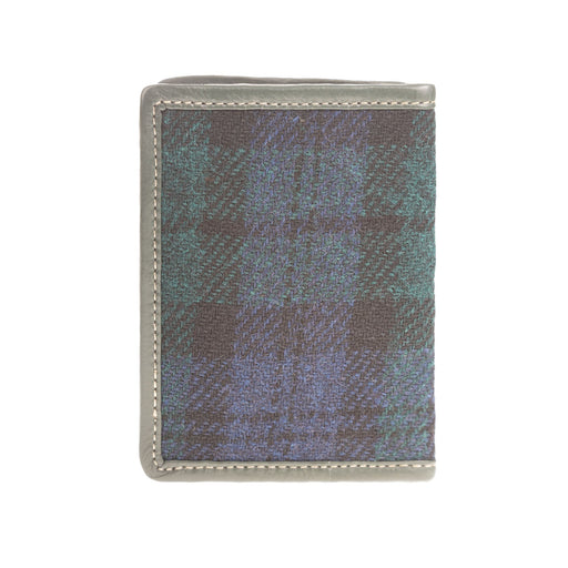 Harris Tweed Leather Passport Cover Black Watch / Green - Heritage Of Scotland - BLACK WATCH / GREEN