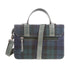 Harris Tweed Medium Satchel Bag Black Watch / Green - Heritage Of Scotland - BLACK WATCH / GREEN