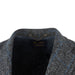 Harris Tweed Men's Wool Coat - Cameron 1715 - A2 Grey Blue Check - Heritage Of Scotland - 1715 - A2 GREY BLUE CHECK