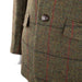 Harris Tweed Men's Wool Jacket - Barra Green Red Tartan - Heritage Of Scotland - GREEN RED TARTAN