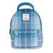 Harris Tweed Mini Backpack Blue Check Tartan / Light Blue - Heritage Of Scotland - Blue Check Tartan / Light Blue